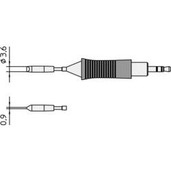 Weller RT11 pájecí hrot dlátový, rovný Velikost hrotů 3.7 mm Obsah 1 ks