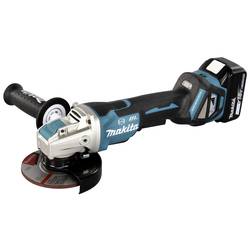 Makita DGA519RTJ Akumulátorová úhlová bruska 125 mm, vč. 2x aku, vč. nabíječky, 18 V, 5 Ah