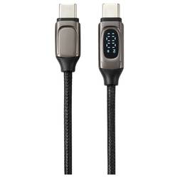 Renkforce USB kabel USB 2.0 USB-C ® zástrčka, USB-C ® zástrčka 1.00 m stříbrná (metalíza) RF-6249318