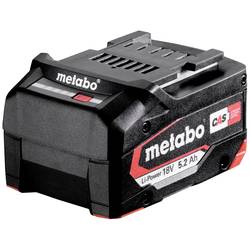 Metabo Li-Power Akkupack 18 V - 5,2 Ah AIR COOLED 625028000 náhradní akumulátor pro elektrické nářadí 18 V 5.2 Ah Li-Ion