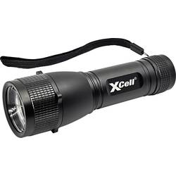 XCell 146362 LED kapesní svítilna, poutko na ruku, s brašnou, s režimem stroboskopu, na baterii, 500 lm, 7 h, 179 g