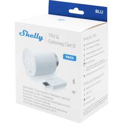 Shelly Blu TRV & Blu Gateway Gen3 Gateway, termostatická hlavice na radiátor Bluetooth Low Energy, Wi-Fi