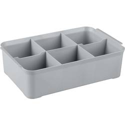 Curver 243860 Úložný box HANDY (d x š x v) 275 x 175 x 75 mm stříbrná 1 ks