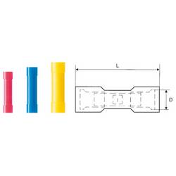 Weidmüller 9200490000 krimpovací spojka 0.5 mm² 1.5 mm² plná izolace červená 100 ks