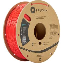 Polymaker PA02004 PolyLite vlákno pro 3D tiskárny PLA plast 1.75 mm 1000 g červená 1 ks