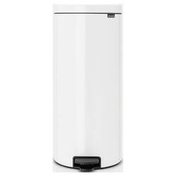 brabantia Newicon 11 17 85 Pedálový odpadkový koš 30 l ocel (Ø x v) 293 mm x 679 mm bílá otevírání pedálem 1 ks