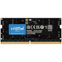 Crucial CT24G56C46S5 RAM modul pro notebooky Retail DDR5 24 GB 1 x 24 GB Na čipu integrovaná ECC kontrola 5600 MHz 262pinový modul SO DIMM CL46 CT24G56C46S5