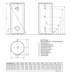 Vaillant VIHRW300/3BR VIHRW300/3BR nádrže na teplou vodu