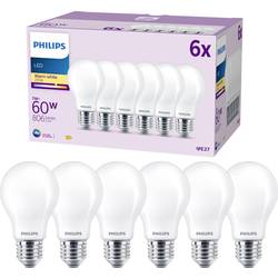 Philips Lighting 9290012430 LED Energetická třída (EEK2021) E (A - G) E27 klasická žárovka 7 W = 60 W teplá bílá (Ø x d) 50 mm x 106 mm 6 ks