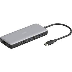 Digitus USB-C® dokovací stanice DA-70915 vč. funkce nabíjení, integrovaná čtečka karet, Rozšiřující patice M.2 SSD, napájení USB-C®