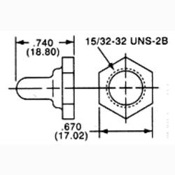 TE Connectivity 1437626-8 TE AMP Toggle Pushbutton and Rocker Switches 1 ks