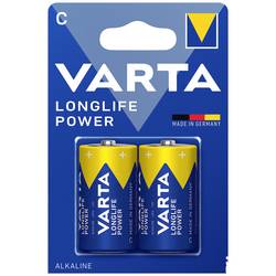 Varta LONGLIFE Power C Bli 2 baterie malé mono C alkalicko-manganová 7800 mAh 1.5 V 2 ks