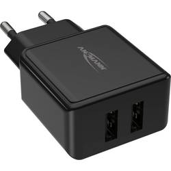 Ansmann HomeCharger HC212 USB nabíječka 12 W do zásuvky (230 V) Výstupní proud (max.) 2400 mA USB 2.0 zásuvka A Počet výstupů: 2 x