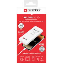 Skross Reload 20 100W PD powerbanka 20000 mAh Dodávka energie, Rychlé nabíjení Li-Ion USB-C® bílá