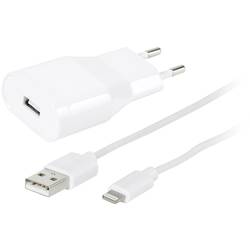 Vivanco Nabíjecí kabel USB USB 2.0 USB-A zástrčka, Apple Lightning konektor 1.20 m bílá oboustranně zapojitelná zástrčka 60018