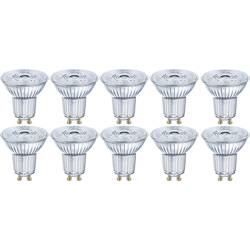 OSRAM 4058075036680 LED Energetická třída (EEK2021) F (A - G) GU10 žárovka 4.3 W = 50 W teplá bílá (Ø x d) 50 mm x 52 mm 10 ks