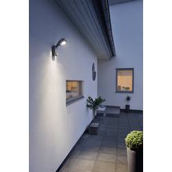 Konstsmide Latina Small 7937-370 venkovní nástěnné LED osvětlení s PIR detektorem Energetická třída (EEK2021): F (A - G) LED pevně vestavěné LED 3 W antracitová