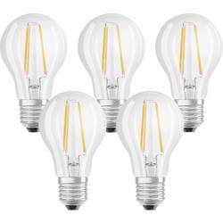 OSRAM 4058075090569 LED Energetická třída (EEK2021) E (A - G) E27 klasická žárovka 6.5 W = 60 W teplá bílá (Ø x d) 60 mm x 105 mm vlákno 5 ks