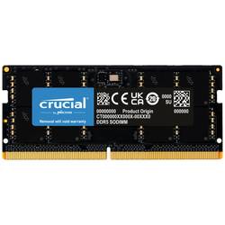 Crucial CT48G56C46S5 RAM modul pro notebooky Retail DDR5 48 GB 1 x 48 GB Na čipu integrovaná ECC kontrola 5600 MHz 262pinový modul SO DIMM CL46 CT48G56C46S5