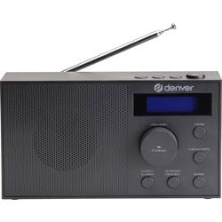 Denver DAB-51B 111111000620 stolní rádio, DAB+, DAB, FM, USB, AUX, funkce alarmu, černá