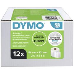 DYMO etikety v roli kombinované balení 13186 S0722420 101 x 54 mm papír bílá 2640 ks trvalé přepravní štítky, Typové štítky