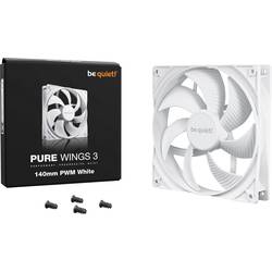 BeQuiet PURE WINGS 3 White 140mm PWM PC větrák s krytem bílá (š x v x h) 140 x 25 x 140 mm