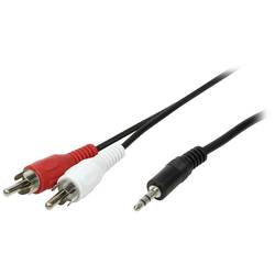 LogiLink CA1042 jack / cinch audio kabel 1.50 m černá (matná)