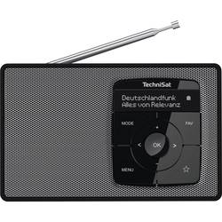 TechniSat DIGITRADIO 2 stolní rádio DAB+, FM DAB+, FM, Bluetooth funkce alarmu černá/stříbrná