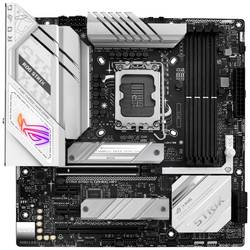 Asus ROG STRIX B760-G GAMING WIFI Základní deska Socket (PC) Intel® 1700 Tvarový faktor Micro-ATX Čipová sada základní desky Intel® B760