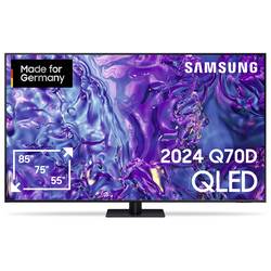 Samsung QLED 4K Q70D QLED TV 163 cm 65 palec Energetická třída (EEK2021) E (A - G) CI+, DVBT2 HD, QLED, Smart TV, UHD, WLAN černá