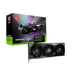 MSI grafická karta Nvidia GeForce RTX 4060 Ti GAMING X SLIM 16 GB GDDR6-RAM PCIe x8 HDMI™, DisplayPort NVIDIA G-Sync