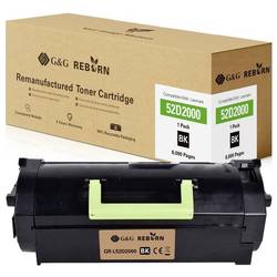 G&G Toner náhradní Lexmark 522 kompatibilní černá 6000 Seiten Reborn remanufactured 21309