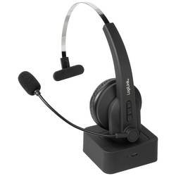 LogiLink BT0059 Sluchátka On Ear Bluetooth®, BT0059, mono, černá