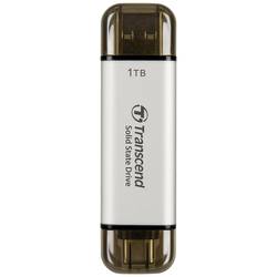 Transcend ESD310S 1 TB externí SSD disk USB 3.2 Gen 2 (USB 3.1), USB-C® stříbrná TS1TESD310S