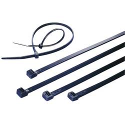 TRU COMPONENTS 1592896, TC-CVR300SW203, stahovací pásky, 4.80 mm, 300 mm, černá, odolná vůči UV záření, 100 ks