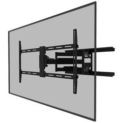 Neomounts WL40-550BL18 Draai- en Kantelbare TV Beugel TV držák na zeď lze naklonit, lze natočit 99,1 cm (39) - 165,1 cm (65) naklápěcí + nakláněcí