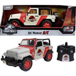 JADA TOYS Jurassic Park RC Jeep Wrangler 1:16 RC model auta elektrický, terénní vozidlo, 253256000