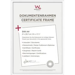 walther+ design KV130W vyměnitelný fotorámeček Formát papíru: A4 bílá