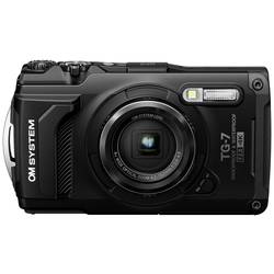 OM System TG-7 black digitální fotoaparát 12 Megapixel Zoom (optický): 4 x černá odolný proti nárazu, vodotěsný, 4K video