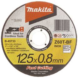 Makita B-45733 řezný kotouč rovný 125 mm 1 ks ocel, nerezová ocel