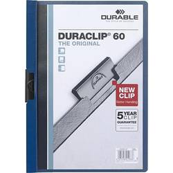 Durable složka s klipem DURACLIP 60 - 2209 220907 DIN A4 tmavě modrá