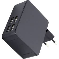 HN Power HNP36-4USB USB nabíječka 36 W do zásuvky (230 V) Výstupní proud (max.) 7200 mA USB 2.0 zásuvka A Počet výstupů: 4 x