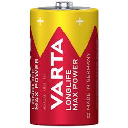 Varta LONGLIFE Max Power D Bli 2 baterie velké mono D alkalicko-manganová 16500 mAh 1.5 V 2 ks