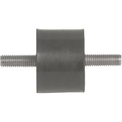 PB Fastener 110004 závitový tlumič vibrací vnější závit M3 Výška 8 mm 1 ks