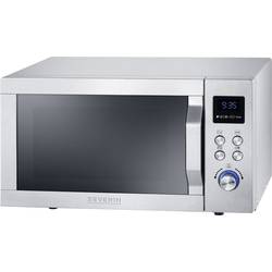 Severin MW 7751 mikrovlnná trouba stříbrná/ocelová 800 W funkce grilování