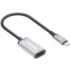 Manhattan USB 2.0 adaptér [1x USB-C® zástrčka - 1x HDMI zásuvka] 4K@60Hz USB-C to HDMI-Adapter 15 cm