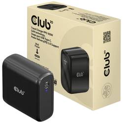 club3D CAC-1908 napájecí adaptér k notebooku 100 W vnitřní USB-C® Počet výstupů: 1 x GaN, USB Power Delivery (USB-PD)