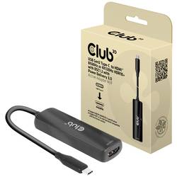 club3D USB 2.0 adaptér [1x USB-C® zástrčka - 1x HDMI zásuvka] Adapter USB 3.2 Typ C - HDMI 2.1 17 cm