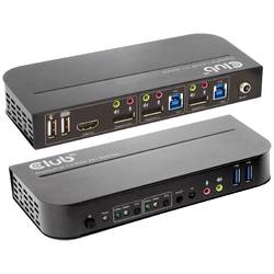 club3D KVM Switch 4K60Hz přepínač KVM HDMI dálkové ovládání 4096 x 2160 Pixel