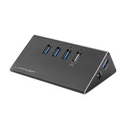 LC Power LC-HUB-ALU-2B-4 3 porty USB 3.0 hub černá